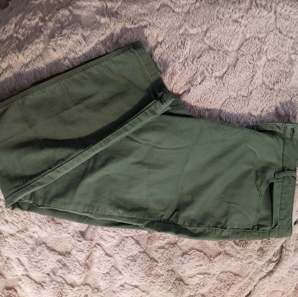 Joe boxer woman skinny jeans size 13 green